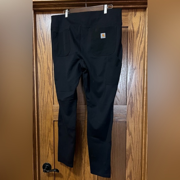 Carhartt Women's Heavyweight Black Leggings - Picture 2 of 4